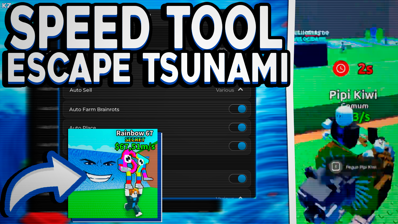 Escape Tsunami For Brainrots SCRIPT